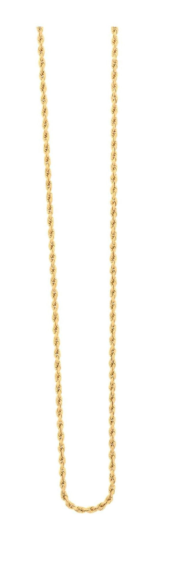 14kt Yellow Gold Rope Necklace