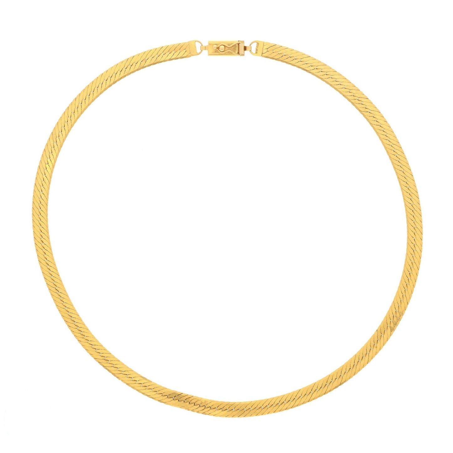 14kt Italian Yellow Gold Herringbone Chain